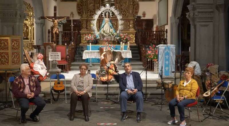 El acto se celebró en directo y sin público desde la iglesia parroquial del casco antiguo de Jinámar/TA.